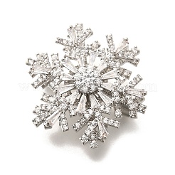 Snowflake Rotatable Brooches for Women&nbsp;JEWB-B023-01P