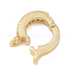 Brass Micro Pave Cubic Zirconia Pendant Bails&nbsp;KK-G544-32G