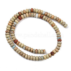 Natural Shoushan Stone Beads Strands&nbsp;G-L647-D11-4x6mm