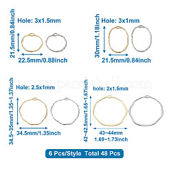 Alloy Open Back Bezel Pendants&nbsp;PALLOY-PJ0001-11