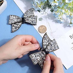 Bowknot Non-woven Fabrics Shoe Decoration&nbsp;FIND-WH0139-290B