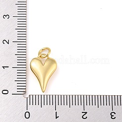 真鍮チャーム  丸カン付き  14KGP本金メッキ  ハート  15x10x4mm  穴：3.4mm&nbsp;LS-KK-A202-01D-G