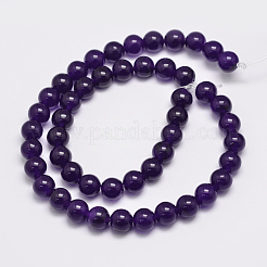 Natural Malaysia Jade Bead Strands&nbsp;G-A146-8mm-A01