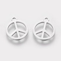 Non-Tarnish 304 Stainless Steel Charms&nbsp;STAS-Q201-T062