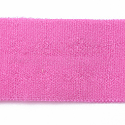 折り返し伸縮性のある縫製  ナイロンストレッチトリム弾性リボン  ヘアタイヘッドバンド用  カメリア  20mm&nbsp;OCOR-WH0030-A08