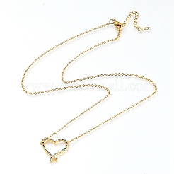 Brass Cubic Zirconia Pendant Necklaces & Stud Earrings Jeweley Sets&nbsp;SJEW-L154-12