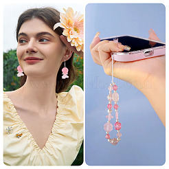 130個 13スタイル DIY ジュエリー製作キット  アクリルビーズとビーズキャップを含む  花  ミックスカラー  11.5~25.5x11.5~28x3~7mm  穴：1.5~2.5mm  10個/スタイル&nbsp;DIY-TA0014-14