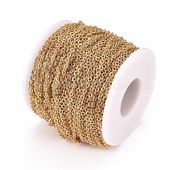 304 Stainless Steel Cable Chains&nbsp;CHS-R002-0.6mm-G