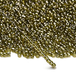 トーホー 8/0ラウンドビーズ  日本製シードビーズ  （金光沢緑茶457)個  3mm  穴：1mm  約222個/10g&nbsp;X-SEED-TR08-0457