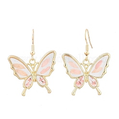 Alloy & Dried Flower Dangle Earrings&nbsp;AL-Z001-02G-01