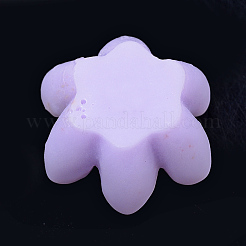 オペーク樹脂カボション  花  ライラック  13x13x6.5mm&nbsp;CRES-S304-13D