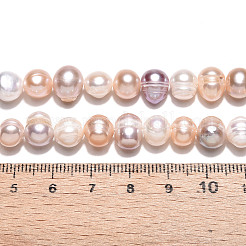 Natural Cultured Freshwater Pearl Beads Strands&nbsp;PEAR-N013-07O