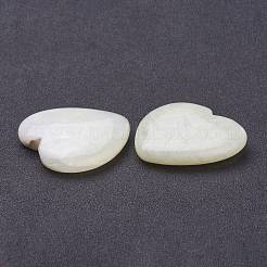 Natural Xiuyan Jade Heart Love Stone&nbsp;G-J391-07B