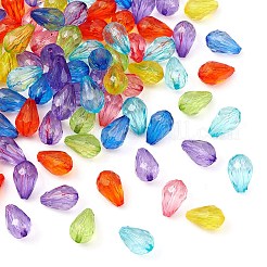 100Pcs Transparent Acrylic Beads&nbsp;MACR-YW0002-10