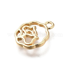 Brass Pendants&nbsp;KK-D312-02G