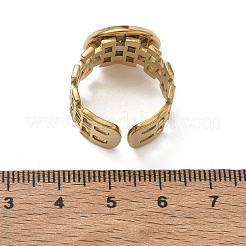 304 Stainless Steel Cuff Ring Components&nbsp;SA-CBA37BC-17D-G
