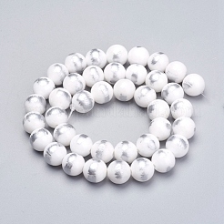 Natural Mashan Jade Beads Strands&nbsp;G-G833-4mm-23