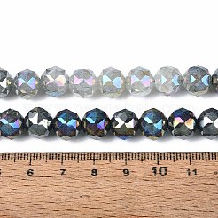 Anti-Tarnish Electroplate Glass Beads Strands&nbsp;GLAA-N064-10mm-01