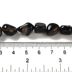 Natural Black Agate Beads Strands&nbsp;G-NH0017-B04-02