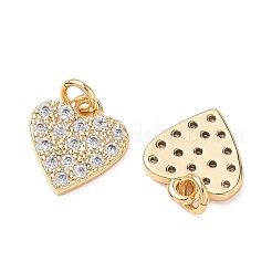 SHEGRACE Valentine's Day Brass Clear Cubic Zirconia Pendants&nbsp;XGRQ3K253-539G
