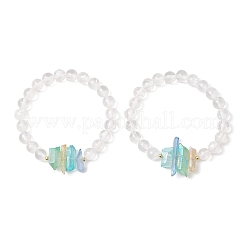 Natural Quartz Crystal Beaded Stretch Bracelets for Women&nbsp;BJEW-TA00727