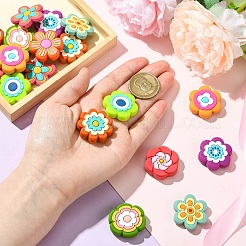 18Pcs 9 Styles Silicone Beads&nbsp;SIL-CJ0003-15