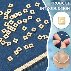 100Pcs Brass Spacer Beads&nbsp;KK-HY0003-62