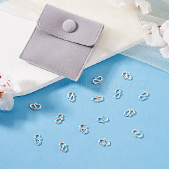 20Pcs Brass S-Hook Clasps&nbsp;KK-TA0008-74