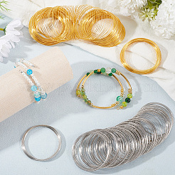 400Pcs 2 Colors Steel Memory Wire&nbsp;FIND-SP0002-07