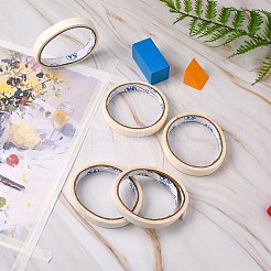 マスキングテープ  画材や工芸品のラベルテープ  フラット  ホワイト  15mm  約20m /ロール&nbsp;LS-AJEW-D049-01A