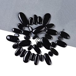 Natural Black Gemstone Beads Strands&nbsp;G-Q164-A01-02