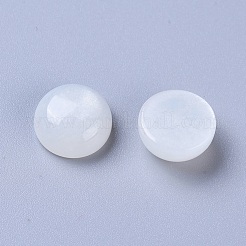 天然ホワイト ムーンストーン カボション  半円/ドーム  10x5mm&nbsp;G-L541-01C-10mm