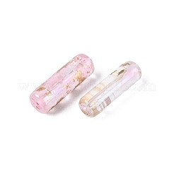 ピカソの透明ガラスのラッパビーズ  パールピンク  13x4mm  穴：0.9~1mm  約1125個/ポンド&nbsp;SEED-N010-02A-08