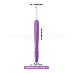 TPR Handle Aluminum Crochet Hook Needles&nbsp;TOOL-TA0001-13A