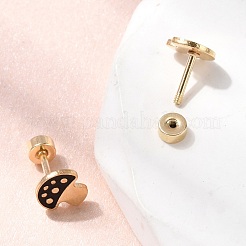 304 Stainless Steel Stud Earrings&nbsp;EJEW-F396-02A-G