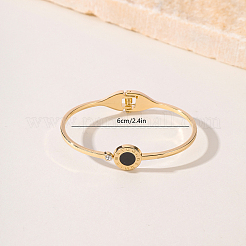 Roman Style Alloy Hinged Bangles for Women&nbsp;IG2140