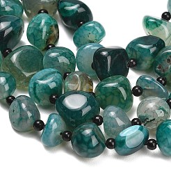 Natural Dragon Veins Agate Beads Strands&nbsp;GG-L001-I01-01C