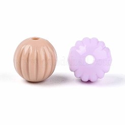 不透明なアクリルビーズ  ランタン  ミックスカラー  9.5~10mm  穴：1.8mm  約925個/500g&nbsp;OACR-N150-08