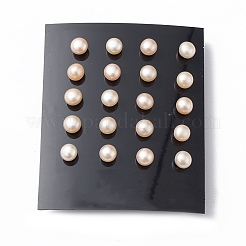 Natural Pearl Ear Studs&nbsp;EJEW-P223-01B-P02