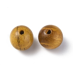 ウッドビーズ  染色されていない  ラウンド  ゴールデンロッド  8mm  穴：1.6mm&nbsp;WOOD-I009-01B-01