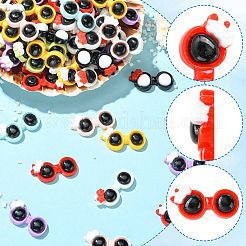 60Pcs 8 Colors Opaque Resin Cabochons&nbsp;RE-FSFE00-01