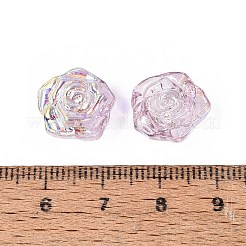 Electroplate Transparent Glass Beads Strands&nbsp;EGLA-N056-02A-04