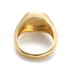 女性用真鍮シグネットリング  ゴールドカラー  太陽模様  3.3~12.3mm  usサイズ6 1/2(16.9mm)&nbsp;RJEW-E058-01G-08