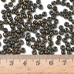 トーホー 6/0ラウンドビーズ  日本製シードビーズ  （メタリックアイリスブラウン83)個  4mm  穴：1.5mm  約840個/50g&nbsp;SEED-XTR06-0083