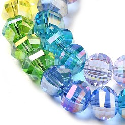 Electroplate Glass Beads Strands&nbsp;EGLA-C007-02