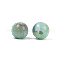 Two Tone Opaque Acrylic Imitation Gemstone Beads&nbsp;OACR-T033-05A