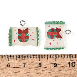 Christmas Translucence Resin Pendants&nbsp;LS-RESI-E022-01P-05-01