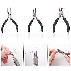 炭素鋼ジュエリープライヤーセット  艶出し  10.5~15cm  ブラック  10.5~15cm&nbsp;PT-TA0001-09
