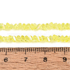 Electroplate Transparent Glass Beads Strands&nbsp;LS-EGLA-Q139-01A-A16