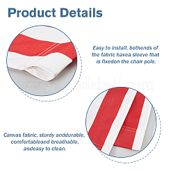 Stripe Pattern Chair Oxford Cloth&nbsp;AJEW-WH0348-853A